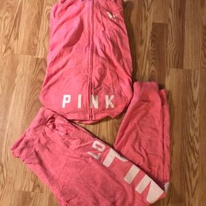 VS PINK jogger set